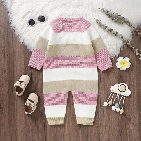Giraropa Newborn Baby Boy Long Sleeve Romper Bodysuits Coming Home Outfit Duck Jumpsuit Cute Infant Fall Winter Clothes in Kuwait