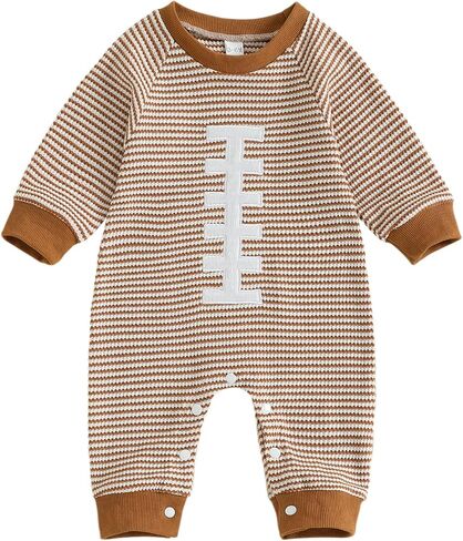 Giraropa Newborn Baby Boy Long Sleeve Romper Bodysuits Coming Home Outfit Duck Jumpsuit Cute Infant Fall Winter Clothes in Kuwait