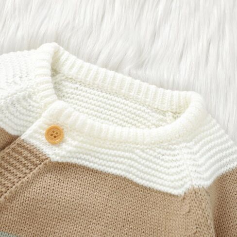 Giraropa Newborn Baby Boy Long Sleeve Romper Bodysuits Coming Home Outfit Duck Jumpsuit Cute Infant Fall Winter Clothes in Kuwait