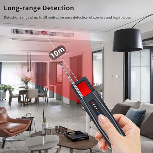 Hidden Camera Detector - 2025 Portable Camera Detector, Hidden Device GPS Detector, Bug Detector, Magnetic Field Camera Detector Privacy Protection Tool for Home, Office, Hotel and Travel Security-T09 in Saudi Arabia