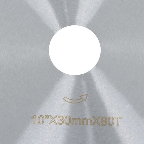 WFLNHB Alloy Woodworking Saw Blade 10 Inch 80 Tooth Circular Saw Blade with 30mm Arbor Hole Fit for Wood, Plywood Smooth Cutting in Saudi Arabia