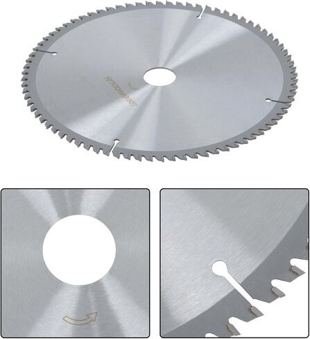 WFLNHB Alloy Woodworking Saw Blade 10 Inch 80 Tooth Circular Saw Blade with 30mm Arbor Hole Fit for Wood, Plywood Smooth Cutting in Saudi Arabia
