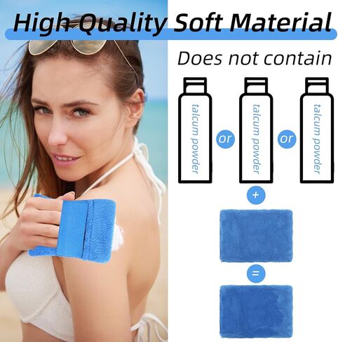 4 Packs Sand Remover for Beach Sand Brush Remover Sands Mitt for Beach Family Summer Vacation Camping Essentials in Saudi Arabia