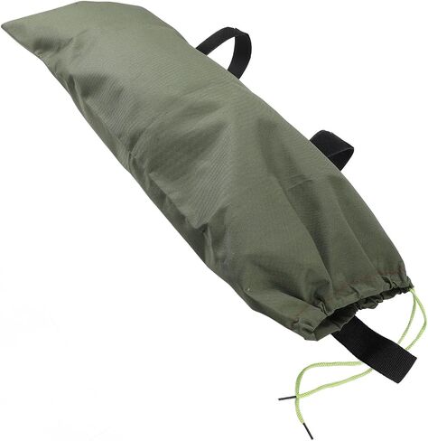 Flood Water Barrier Sand Bags Thickened Heavy Duty Quick Flood Prevention Sandbags for Home Protection 600D Oxford Cloth Canvas Green 4pcs 70x30cm (Zipper Closure) in Saudi Arabia