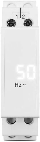 DIN Rail Fense Frege Meter AC 0-99Hz مؤشر مقياس معياري LED DIGHTIVE 110V 230V (ليست شفافة) in Kuwait