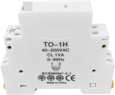 DIN Rail Fense Frege Meter AC 0-99Hz مؤشر مقياس معياري LED DIGHTIVE 110V 230V (ليست شفافة) in Kuwait