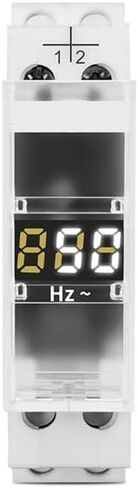 DIN Rail Fense Frege Meter AC 0-99Hz مؤشر مقياس معياري LED DIGHTIVE 110V 230V (ليست شفافة) in Kuwait