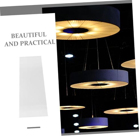 Acrylic Lampshade Diffuser Panel Light Diffuser for Pendant and Ceiling Lights Softens Harsh Glare Durable Uniform Illumination for Bedroom Lighting in Saudi Arabia