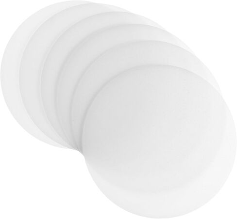 6 أجهزة كمبيوتر LED LED سقف ضوء الناشر يغطى عاكس الضوء 5 بوصات قابلة للتعديل إكسسوارات النصاف الصوتية المتجمد قلادة الناشر للديكور المنزلي سهلة التثبيت in Kuwait