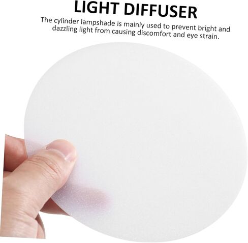 6 أجهزة كمبيوتر LED LED سقف ضوء الناشر يغطى عاكس الضوء 5 بوصات قابلة للتعديل إكسسوارات النصاف الصوتية المتجمد قلادة الناشر للديكور المنزلي سهلة التثبيت in Kuwait