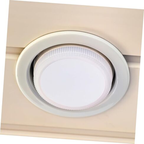 6 أجهزة كمبيوتر LED LED سقف ضوء الناشر يغطى عاكس الضوء 5 بوصات قابلة للتعديل إكسسوارات النصاف الصوتية المتجمد قلادة الناشر للديكور المنزلي سهلة التثبيت in Kuwait