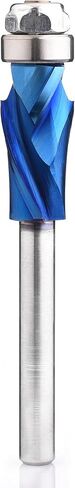 VIC023 Carbide Compression Compression Flush Flush Trim Bit 1/4 Shank 1/2 بوصة قطع DIA ، بت من النماذج من النمط الحامل السفلي لتتخلي عن تجديد الأعمال الخشبية (1/4 "S*1/2" D*1 "CL*3-1/8" OVL) in Saudi Arabia