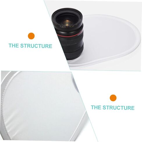 Mikikit Foldable Photography Reflector Soft Light Diffuser Board for Still Life Portable Reflective Panel for Jewelry Food Cosmetic and Product Photography Accessories in Saudi Arabia