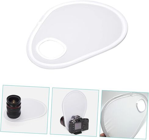 Mikikit Foldable Photography Reflector Soft Light Diffuser Board for Still Life Portable Reflective Panel for Jewelry Food Cosmetic and Product Photography Accessories in Saudi Arabia