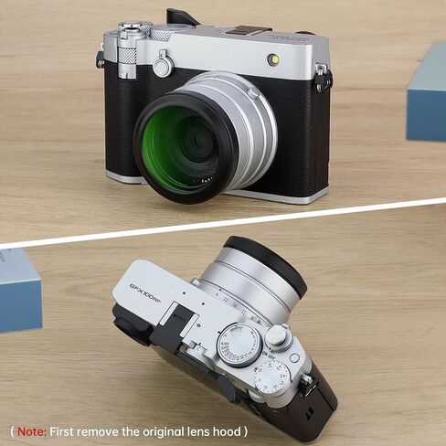 Haoge MC UV Camera Lens Protection Filter for Fujifilm GFX100RF Camera Accessory Lens Bayonet Protector Ring Silver LUV-GFXRFS-Multi Waterproof Nano Coated HD Optical Glass in Saudi Arabia