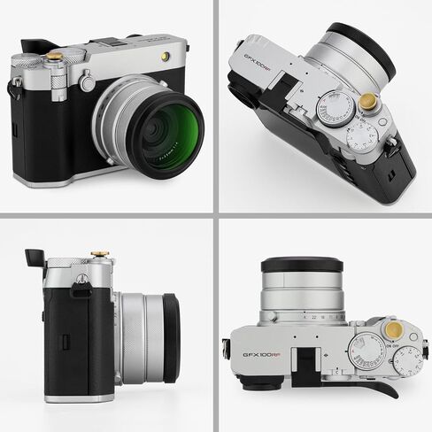 Haoge MC UV Camera Lens Protection Filter for Fujifilm GFX100RF Camera Accessory Lens Bayonet Protector Ring Silver LUV-GFXRFS-Multi Waterproof Nano Coated HD Optical Glass in Saudi Arabia
