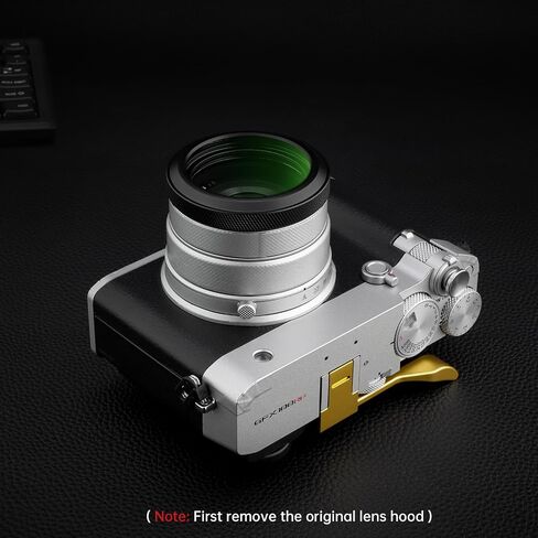 Haoge MC UV Camera Lens Protection Filter for Fujifilm GFX100RF Camera Accessory Lens Bayonet Protector Ring Silver LUV-GFXRFS-Multi Waterproof Nano Coated HD Optical Glass in Saudi Arabia