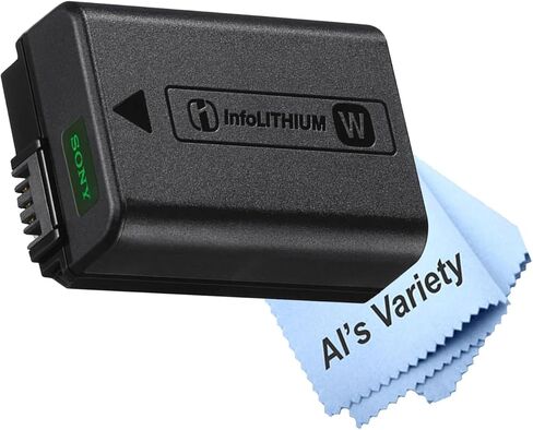 Sony NP-FW50 Lithium-ion Battery القابلة لإعادة الشحن لـ Sony Alpha A6100 ، A6400 ، A7 II ، A7R II ، A7S II ، ZV-E10 ، Cyber-Shot DSC-RX10 ، II ، III ، IV & More Cameras (Bulk Packaging) in Kuwait