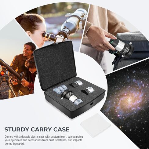 alstar 1.25 inch 6mm 66 degree telescope eyepiece - حزمة مع - 8 قطع العدسة ومرشح مجموعة ملحق in Saudi Arabia