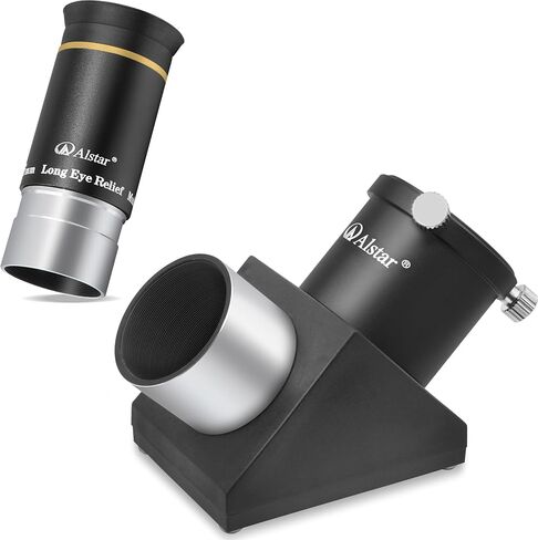 Alstar 1.25 inch 6mm 66-Degree Telescope Eyepiece - Bundle with - 1.25 inch 90 Degree Diagonal Mirror in Saudi Arabia