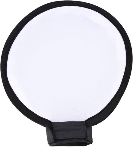 Foldable Flash Diffuser, Mini Portable Round Beauty Dish Flash Diffuser Softbox (30cm) in Kuwait