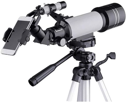 Telescope for Adults Kids Beginners 70mm Aperture 400mm Astronomical Refractor Telescope with Smartphone Adapter and Tripod and Backpack Telescope for Astronomy and Observe Moon and Planet in Kuwait