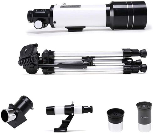 Professional Refractor Telescope Telescope for Kids Adults Astronomy Beginners 70mm Telescopes 700mm Focal Length 120X Magnification Travel Scope Refractor Telescopes Blue in Saudi Arabia