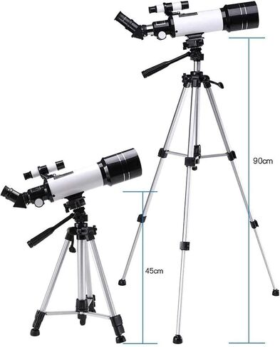 Professional Refractor Telescope Telescope for Kids Adults Astronomy Beginners 70mm Telescopes 700mm Focal Length 120X Magnification Travel Scope Refractor Telescopes Blue in Saudi Arabia