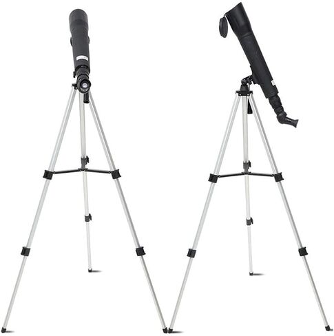 تلسكوب للأطفال المبتدئين تلسكوب الفلك الفلكي للبالغين الذين يعانون من العدسة وتلسكوب ثلاثي القوائم قابل للتعديل لنطاق سفر علم الفلك لمراقبة القمر والكوكب in Kuwait