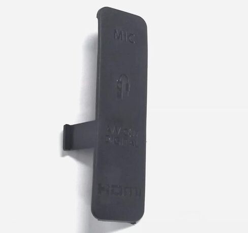New USB Cover MIC HDMI واجهة بابس الباب المطاط الأسود متوافق مع Canon EOS 100D KISS X7 REBEL SL1 in Saudi Arabia