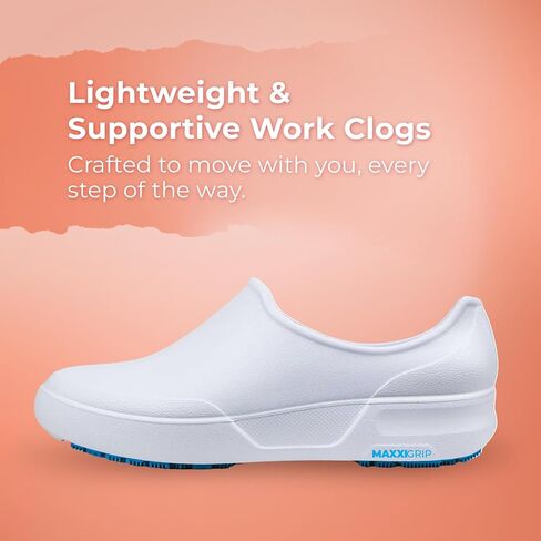 | MAXXI Non-Slip Clogs for Men & Women | Waterproof Work Shoes with Closed Toe | Lightweight EVA Chef, Nurse, or Garden Shoes in Saudi Arabia