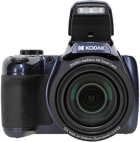 KODAK PIXPRO AZ528 Astro Zoom BSI-CMOS Bridge Vlogging Digital Camera 16MP 52X 1080p Wi-Fi (Midnight Blue) Bundle with 64GB Memory Card + Vlogger Tripod + Bag + Cleaning Kit + More Accessories in Saudi Arabia