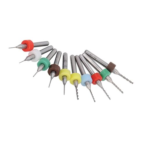 Tungsten Steel Twist Drill Bit Set Strong Abrasion (0.1-1.0mm) in Kuwait