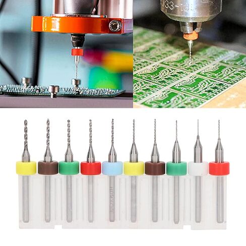 Tungsten Steel Twist Drill Bit Set Strong Abrasion (0.1-1.0mm) in Kuwait