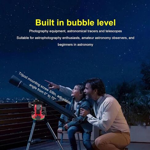 GOWENIC 90 Degree Latitude Adjustment Seat Equatorial Wedge, Latitude Base with 3 / 8in Tripod Mounting Screw for Astrophotography Astronomy Observation (Type A) in Saudi Arabia