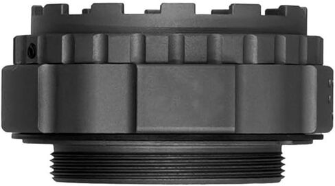 NVG Gen 2 عدسة حماية غطاء متوافق مع PVS-14/7/33 نظارات/إيماءات رؤية ليلية ، ودرع ضوء القزحية القابلة للتعديل ، ختم الحطام ، 6061-T6 ، الأسود ، الأسود in Kuwait