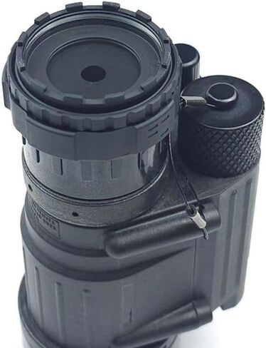 NVG Gen 2 عدسة حماية غطاء متوافق مع PVS-14/7/33 نظارات/إيماءات رؤية ليلية ، ودرع ضوء القزحية القابلة للتعديل ، ختم الحطام ، 6061-T6 ، الأسود ، الأسود in Kuwait
