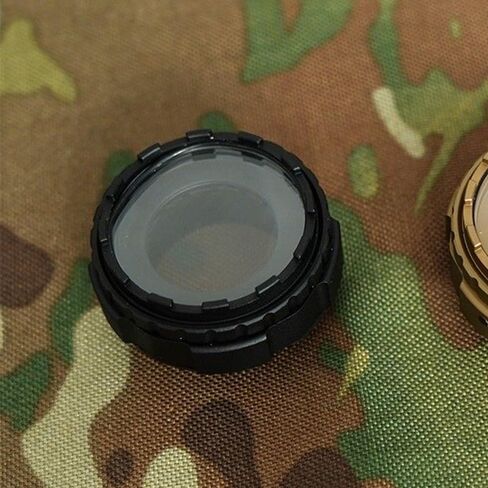 NVG Gen 2 عدسة حماية غطاء متوافق مع PVS-14/7/33 نظارات/إيماءات رؤية ليلية ، ودرع ضوء القزحية القابلة للتعديل ، ختم الحطام ، 6061-T6 ، الأسود ، الأسود in Kuwait