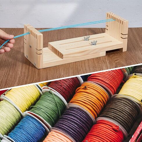 Superfindings Wood Supable Bracelet Jig - DIY Hand Jetting Barband Jig - صانع سوار الخشب للأساور والقلائد والملحقات in Saudi Arabia