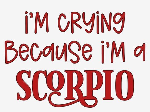 Scorpio Horoscope Baby Onesie (0-3, White/Red) in Saudi Arabia