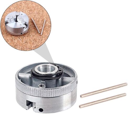 POPETPOP Self Centering Jaw Metal Clamp Chuck for Cnc Lathe Machines Durable and Wear Resistant Design Jaws for Irregular Workpieces Compact for Easy Use in Saudi Arabia
