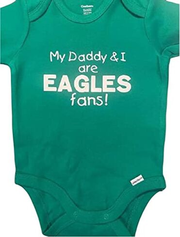 مشجعي Eagles Baby Bodysuit Daddy وأنا معجبين Eagles Oneie ® Inte One Piece Chate the Cowboys (حديثي الولادة/0-3 أشهر) in Kuwait