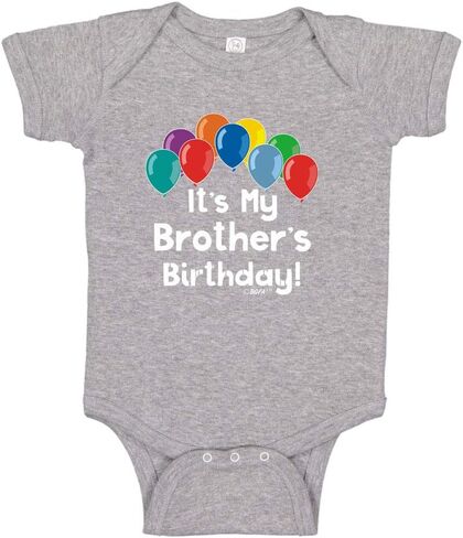 It's My Brother's Birthday Party Apparel Bodysuit in Kuwait