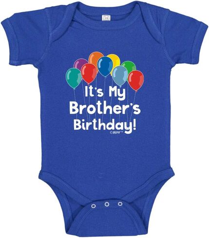 It's My Brother's Birthday Party Apparel Bodysuit in Kuwait