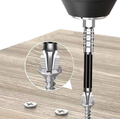 6 PCS مجموعة بتات البراغي البراغي العالية ، 2025 تصميم جديد مضاد للانزلاق ، سبيكة الصلب لبرنامج تشغيل التأثير ، المتانة المغناطيسية القوية in Saudi Arabia