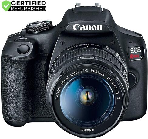 Canon T7 EOS Rebel DSLR كاميرا مع EF-S 18-55mm f/3.5-5.6 IS II و EF 75-300MM F/4-5.6 III Lens واثنتان (2) (متجدد) بطاقات ذاكرة SDHC 32GB بالإضافة إلى حزمة بطارية مزدوجة بالإضافة إلى حزمة بطارية مزدوجة in Kuwait