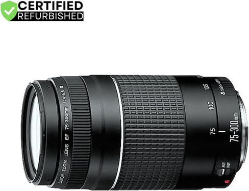 Canon T7 EOS Rebel DSLR كاميرا مع EF-S 18-55mm f/3.5-5.6 IS II و EF 75-300MM F/4-5.6 III Lens واثنتان (2) (متجدد) بطاقات ذاكرة SDHC 32GB بالإضافة إلى حزمة بطارية مزدوجة بالإضافة إلى حزمة بطارية مزدوجة in Kuwait