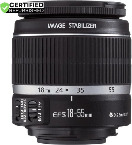Canon T7 EOS Rebel DSLR كاميرا مع EF-S 18-55mm f/3.5-5.6 IS II و EF 75-300MM F/4-5.6 III Lens واثنتان (2) (متجدد) بطاقات ذاكرة SDHC 32GB بالإضافة إلى حزمة بطارية مزدوجة بالإضافة إلى حزمة بطارية مزدوجة in Kuwait