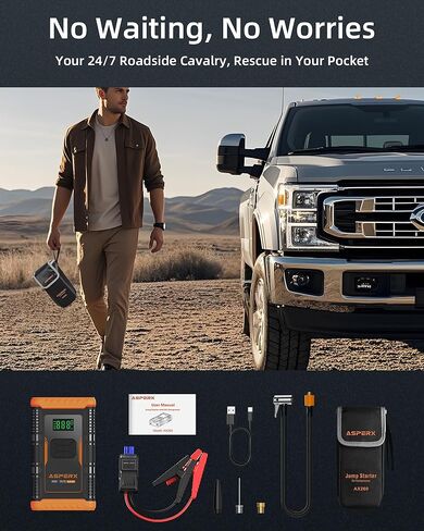 حقيبة حمل ASPERX لجهاز AX2500 AX3500 AX4500 12 فولت، حقيبة حماية إيفا، حقيبة محمولة لأدوات السيارة (باستثناء بادئ القفز) in Kuwait