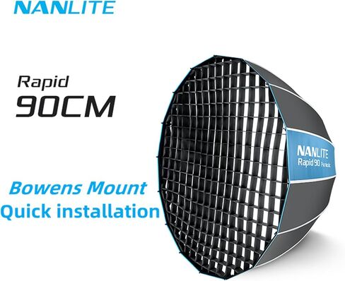 Nanlite SB-RP120 120 سم الفم العميق إطلاق سراح ناعم ، إضاءة التصوير الفوتوغرافي بوكس ​​بوكس ​​بوينس in Saudi Arabia